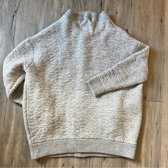 Zara Oversized Bomber Style Knit Zip Up - Picture 4 of 4